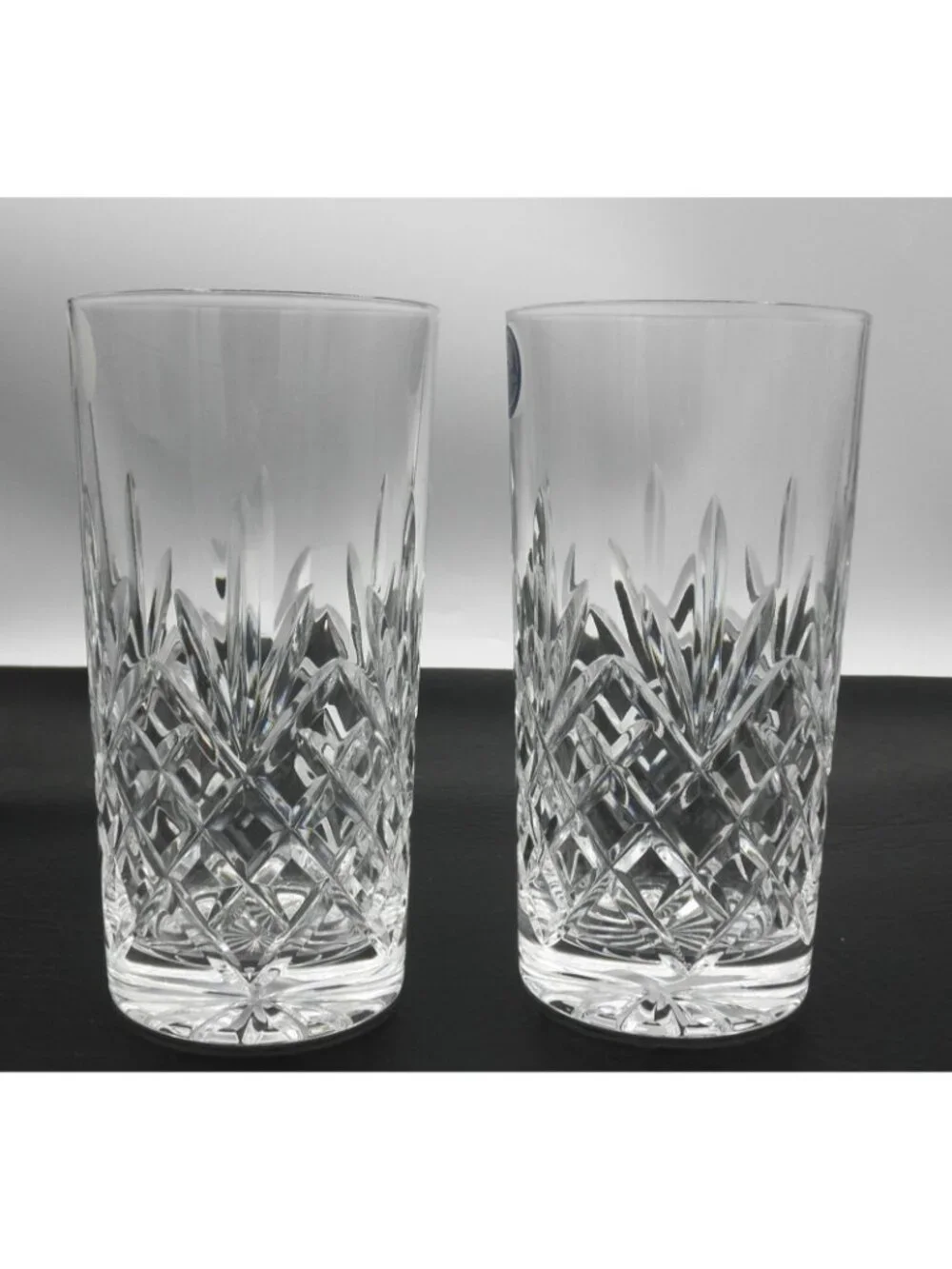Thomas Webb Cut Crystal Flat WET15 Highball Glasses 5 5/8